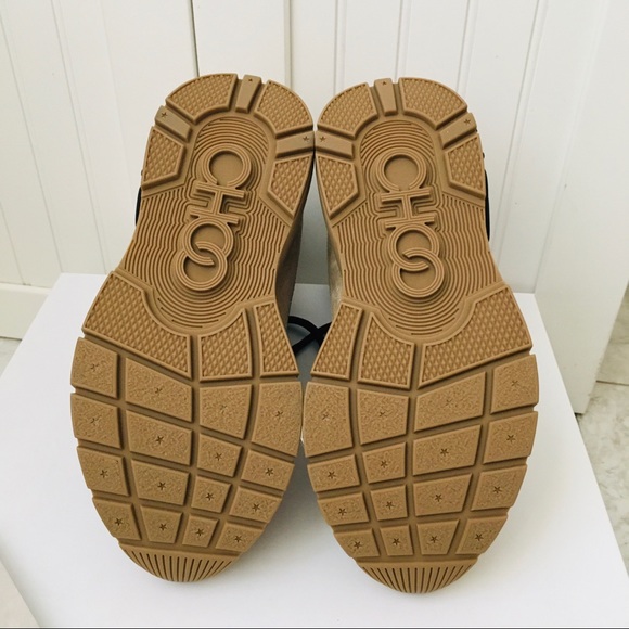 Jimmy Choo Beige and Black Sneakers - Picture 11 of 12